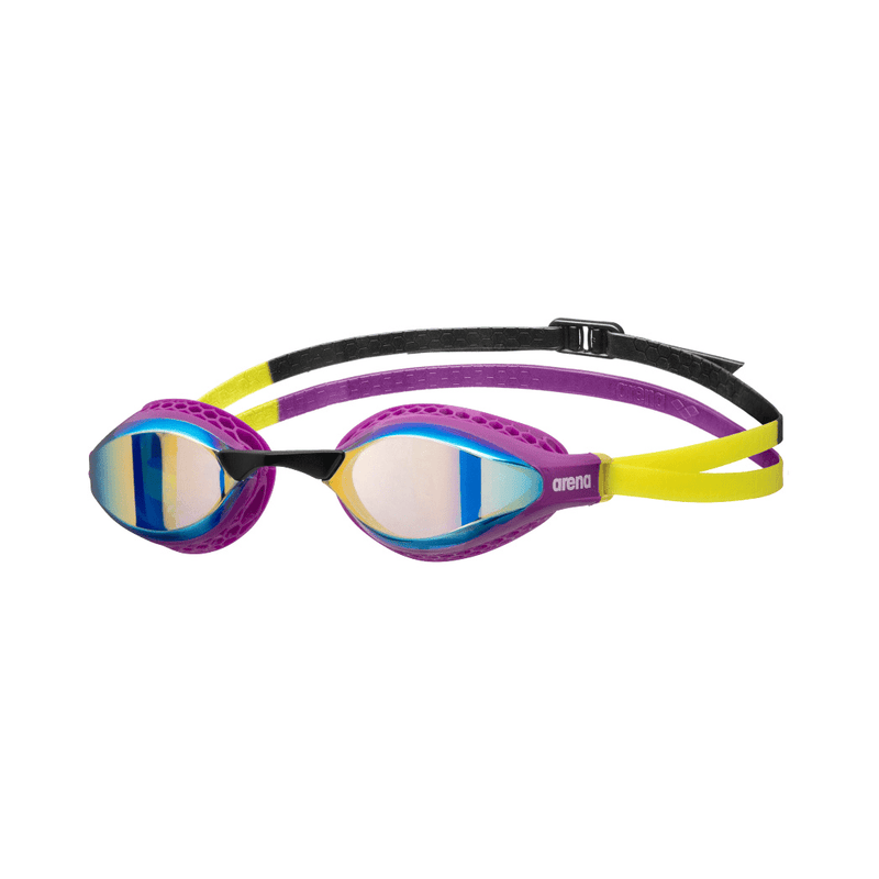 Arena Airspeed Mirror Goggles - Aqua/Plum/Lime-Goggles-Arena-SwimPath