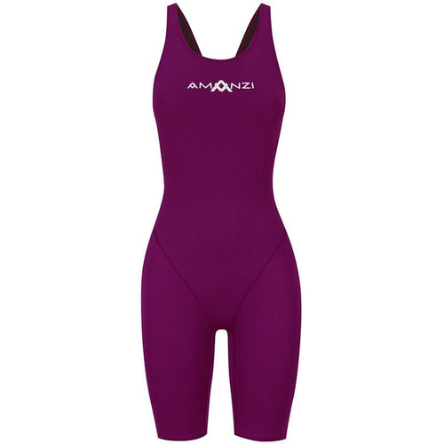 AMANZI Girl's Junior Kneelength - Bordeaux-Swimsuit-Amanzi-SwimPath