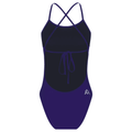 AMANZI Girls Tie-Back Swimsuit - Blueberry-Swimsuit-Amanzi-SwimPath