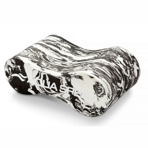 Aqua Speed Adult Pull Buoy - Black/White Marble