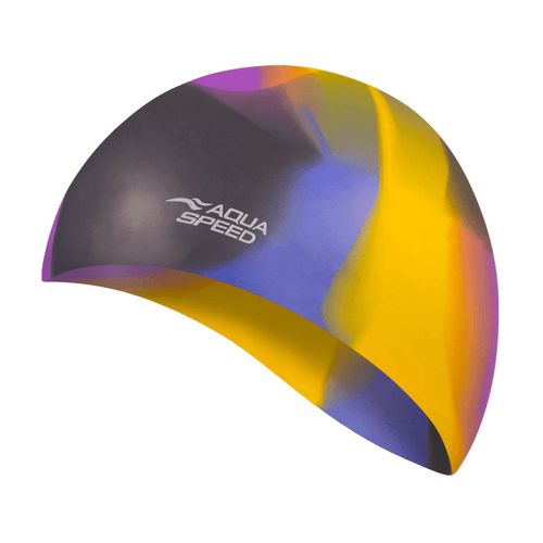 Aqua Speed Bunt Swimming Cap - Multi Colour Rainbow-Swimming Caps-Aqua Speed-SwimPath