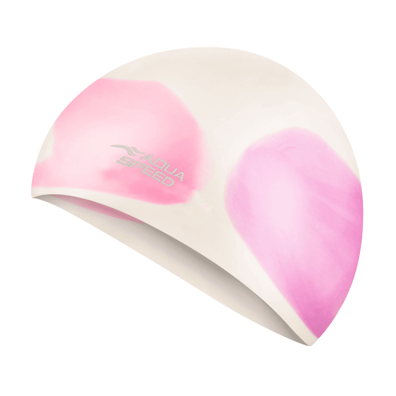 Aqua Speed Bunt Swimming Cap - Pink Spots-Swimming Caps-Aqua Speed-SwimPath