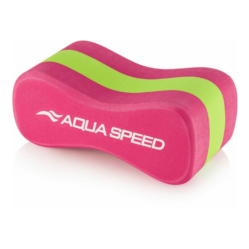 Aqua Speed Junior Pull Buoy - Pink / Green-Pull Buoy-Aqua Speed-SwimPath