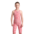 Arena Powerskin ST NEXT Girls Kneeskin Limited Edition - Leopard Geranium-Kneeskin-Arena-SwimPath