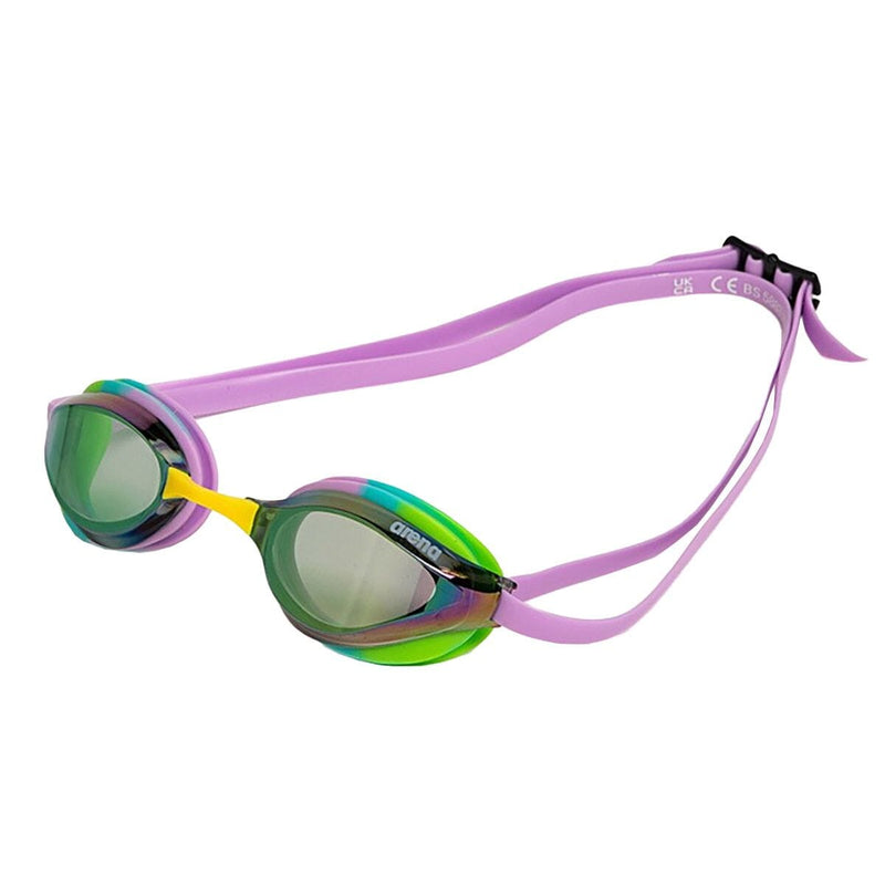 Arena Python Mirror Goggles - Green/Violet/Green-Goggles-Arena-SwimPath