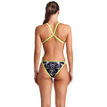 Arena Womens Hooked Reversible Swimsuit - Black Multi/Plum/Arctic Lime-Swimsuit-Arena-SwimPath