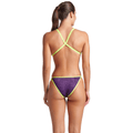 Arena Womens Hooked Reversible Swimsuit - Black Multi/Plum/Arctic Lime-Swimsuit-Arena-SwimPath