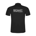 Bromley Swimming Club Coach Cotton Polo Shirt - Black-Team Kit-Bromley Swimming Club-SwimPath