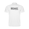 Bromley Swimming Club Official Tech Polo Shirt - White-Team Kit-Bromley Swimming Club-SwimPath