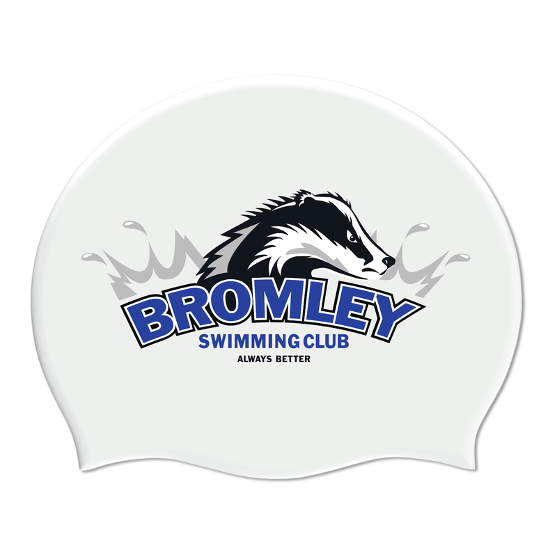 Bromley Swimming Club Silicone Suede Swimming Cap-Team Kit-Bromley Swimming Club-SwimPath