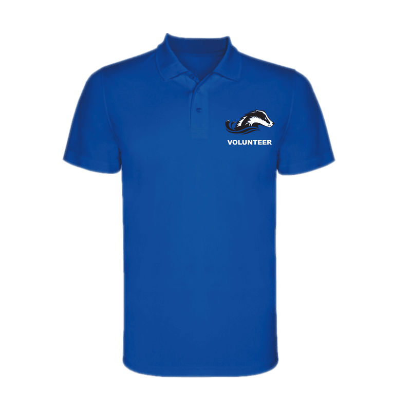 Bromley Swimming Club Volunteer Tech Polo Shirt - Royal Blue-Team Kit-Bromley Swimming Club-SwimPath