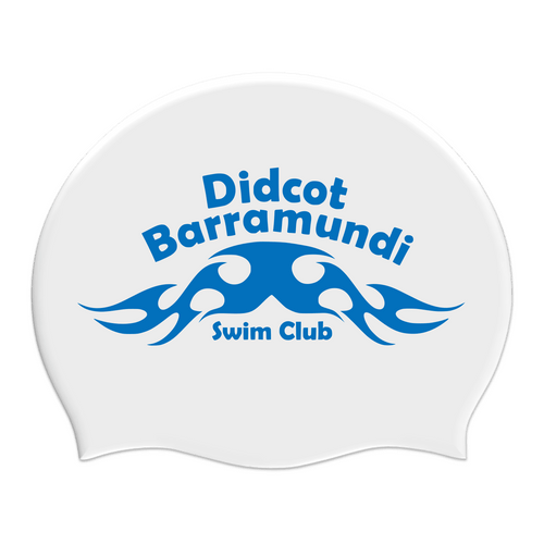 Didcot Barramundi Swim Club Silicone Suede Swimming Cap-Team Kit-Didcot Barramundi-SwimPath