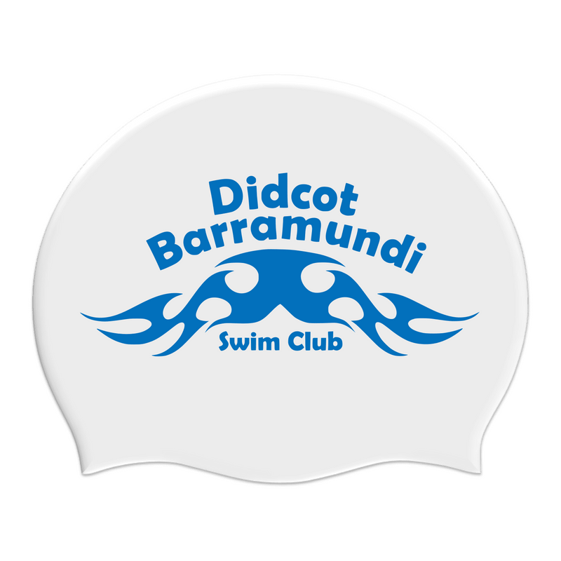 Didcot Barramundi Swim Club Silicone Suede Swimming Cap-Team Kit-Didcot Barramundi-SwimPath