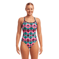 Funkita Square Stare Diamond Back Ladies Swimsuit-Swimsuit-Funkita-SwimPath