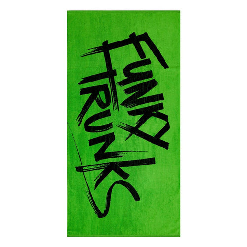 Funky Trunks Cotton Jacqaurd Towel - Tagged Green-Sports Towels-Funky Trunks-SwimPath