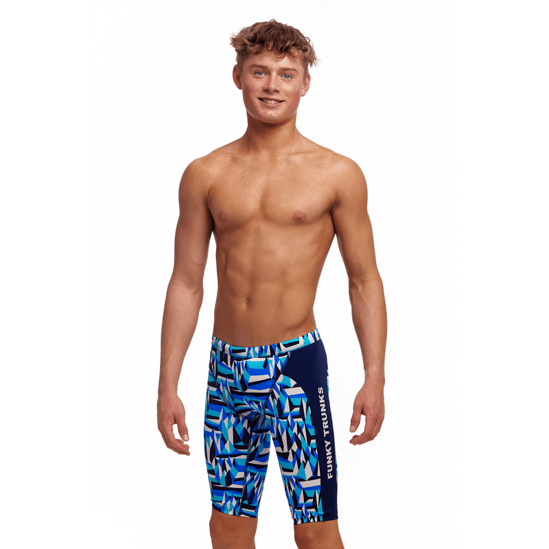 Funky Trunks Polar Caps Boys Training Jammer-Training Jammers-Funky Trunks-SwimPath