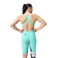 Speedo Fastskin LZR Pure Valor 2.0 Openback Womens Kneeskin - Arctic Glass-Kneeskin-Speedo-SwimPath