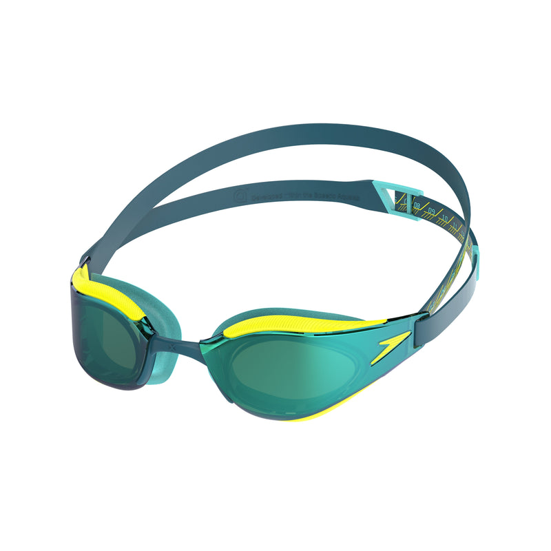 Speedo Hyper Elite Mirror Goggles - Yellow/Yellow-Goggles-Speedo-SwimPath