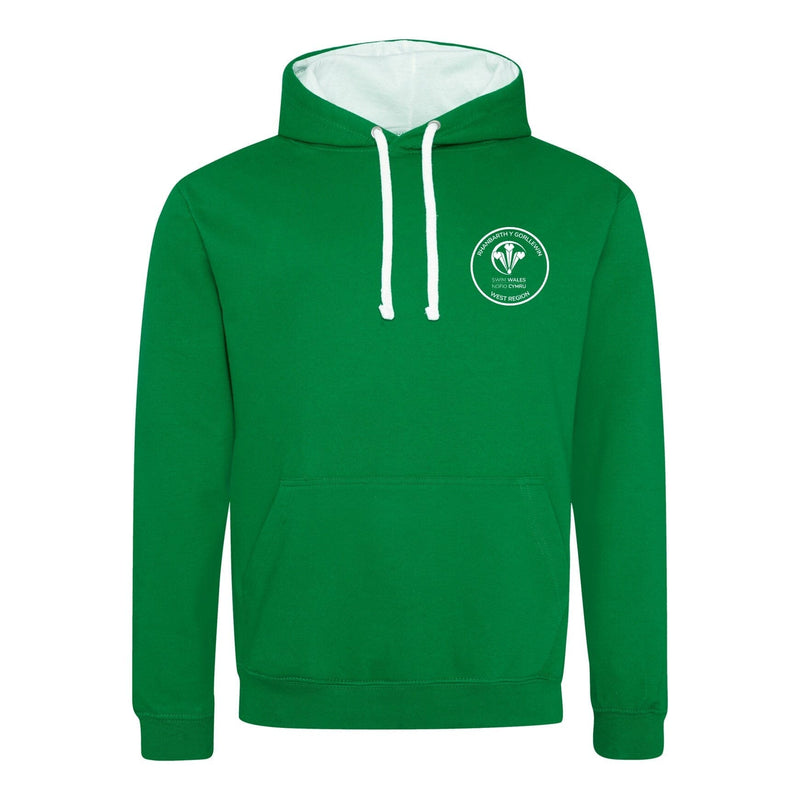 Swim Wales West Regional Racing Series 2025 Hoodie - Kelly Green/Arctic White-Event-Swim Wales-SwimPath