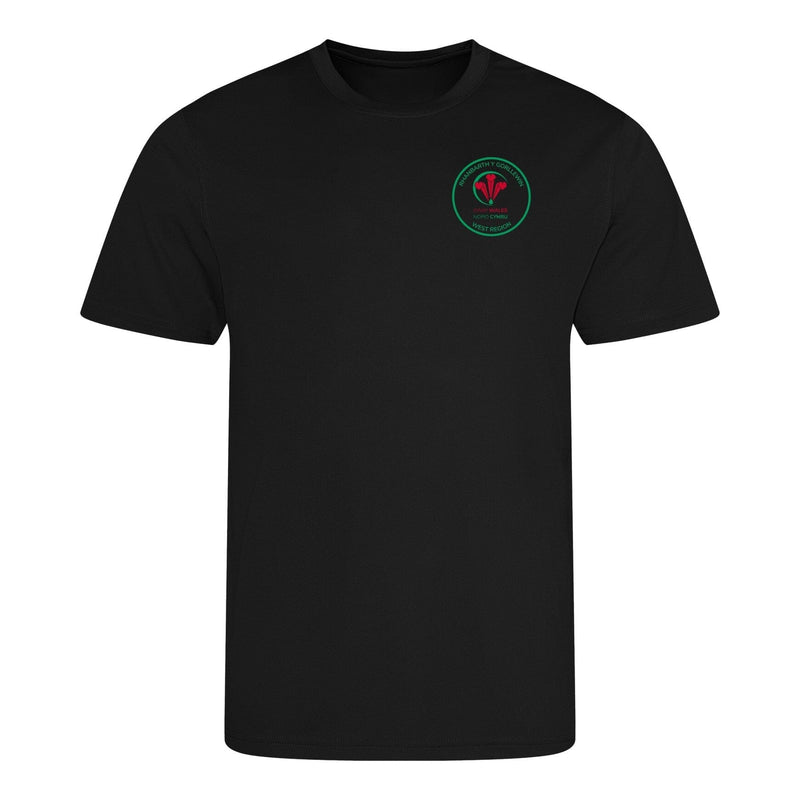 Swim Wales West Regional Racing Series 2025 T-Shirt - Jet Black-Event-Swim Wales-SwimPath