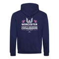 Worcester County ASA County Championships 2025 Hoodie - Oxford Navy / Candyfloss Pink-Event-Worcester-SwimPath