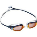 Aqua Sphere Fastlane Titanium Mirror Goggles - Navy Blue/Red-Goggles-Aqua Sphere-SwimPath