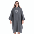 Buz Adults Unisex Hooded Changing Robe - Rock Grey-Changing Robe-Buz-SwimPath