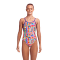 Funkita Top Spot Girl's Diamond Back Swimsuit-Swimsuit-Funkita-SwimPath